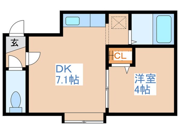 クウォリアハイツⅠの物件間取画像